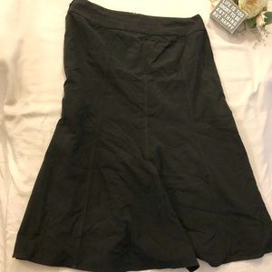 Christopher and Banks Midi Black Skirt Size 12